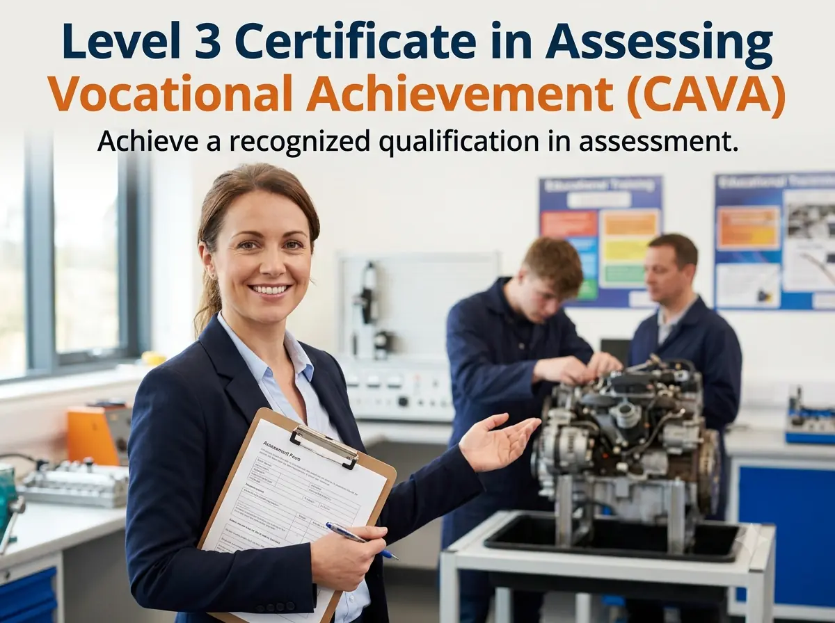 Level 3 Certificate in Assessing Vocational Achievement (CAVA)